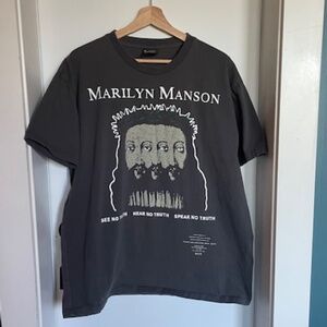 ** vintage** 1996 MARILYN MANSON "BELIEVE" T-SHIRT – GIANT BY TEE JAYS TAG